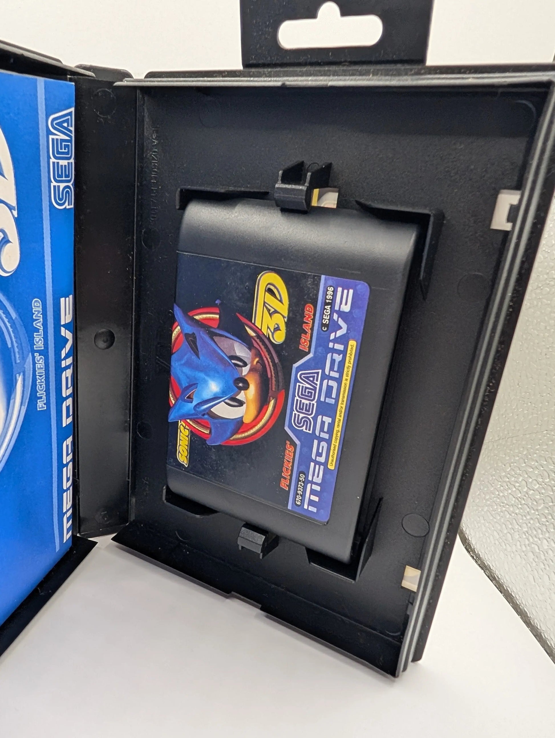 SEGA SMD Mega Drive - Sonic 3D Flickies Island PAL + Instruction, Case, Game FRENLY BRICKS - Open 7 Days
