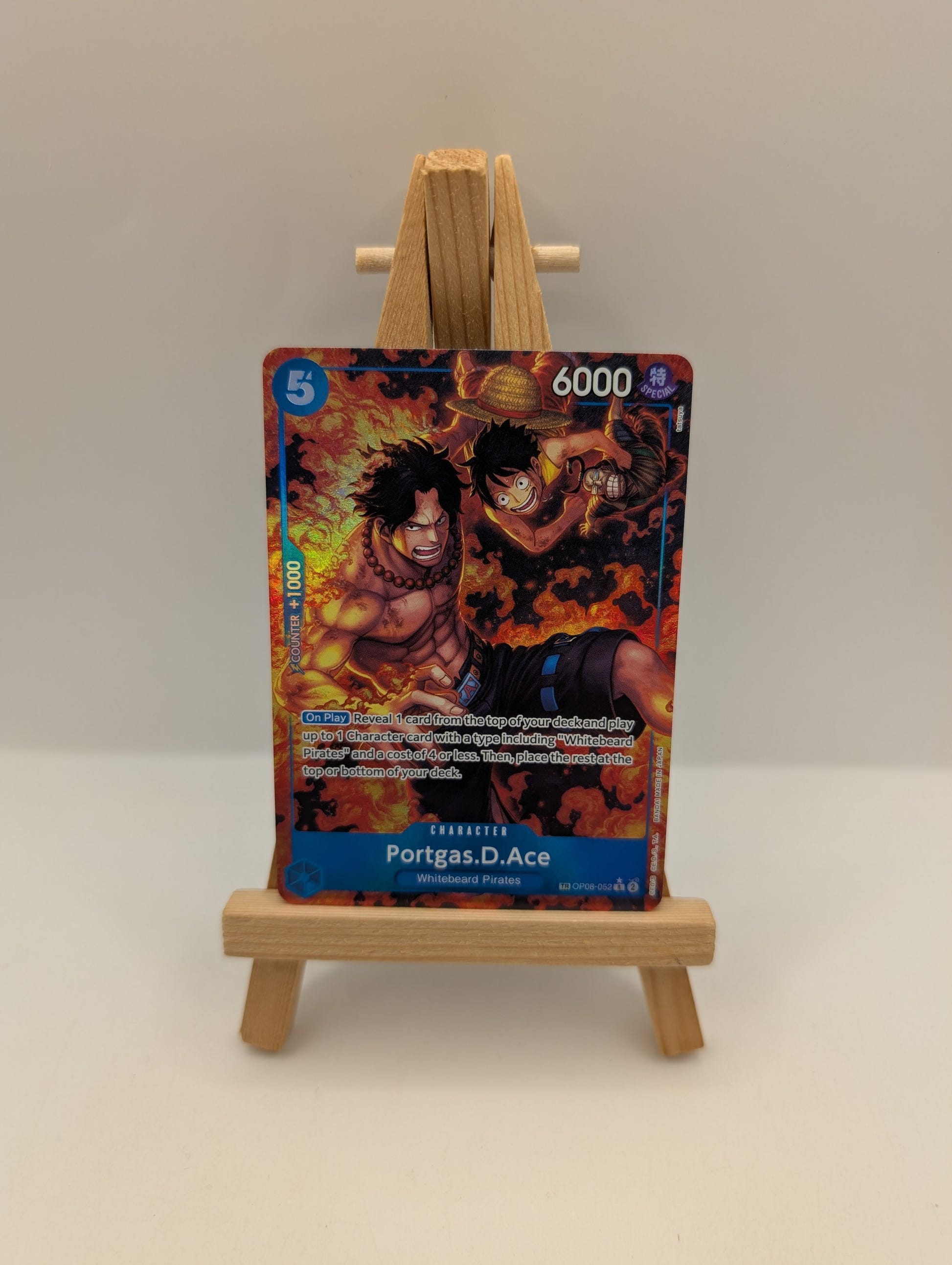 Portgas.D.Ace (TR) OP08-052 English Royal Blood - One Piece Card - NM FRENLY BRICKS - Open 7 Days image 2