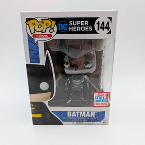 Funko POP! DC Comics Vinyl Figure - BATMAN (Black Chrome) #144 (Exclusive) FRENLY BRICKS - Open 7 Days