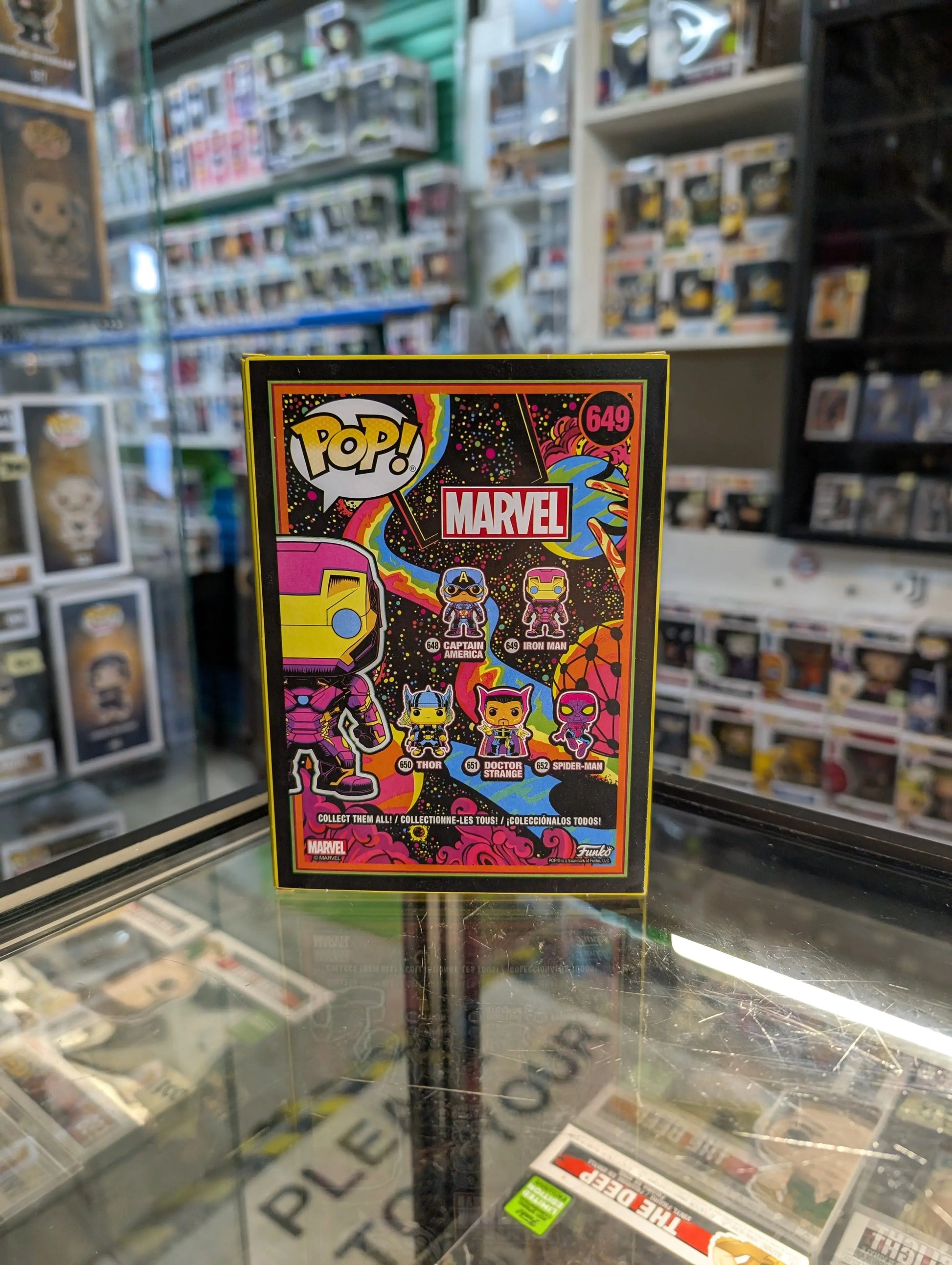 FUNKO Pop Vinyl Iron Man #649 FRENLY BRICKS - Open 7 Days