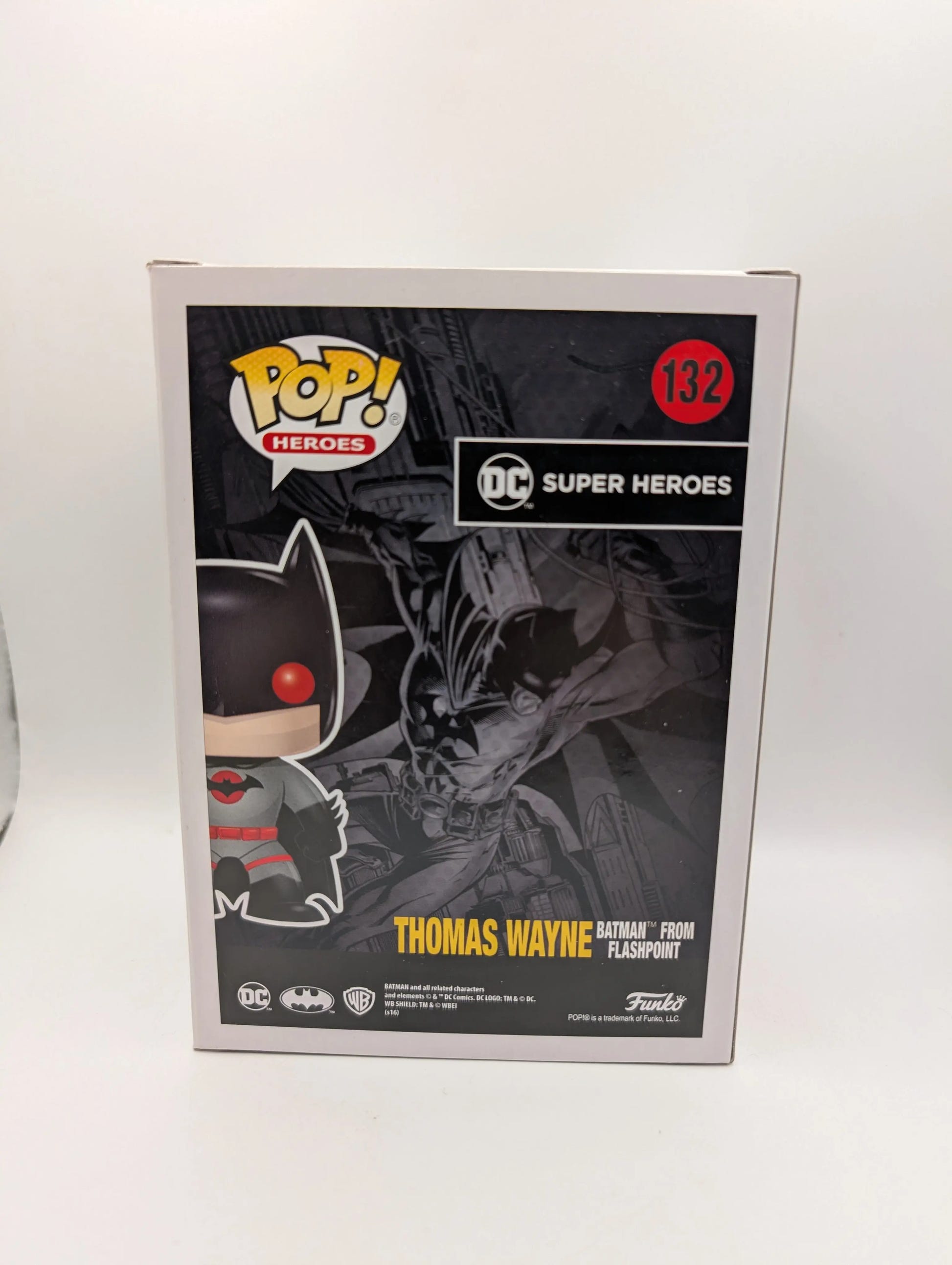 Funko Pop! DC Super Heroes: #132 THOMAS WAYNE (Batman From Flashpoint) *VAULTED* FRENLY BRICKS - Open 7 Days image 3