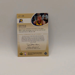 2004-05 SP Game Used Edition Basketball Authentic Fabrics Reggie Miller #AF-RM FRENLY BRICKS - Open 7 Days