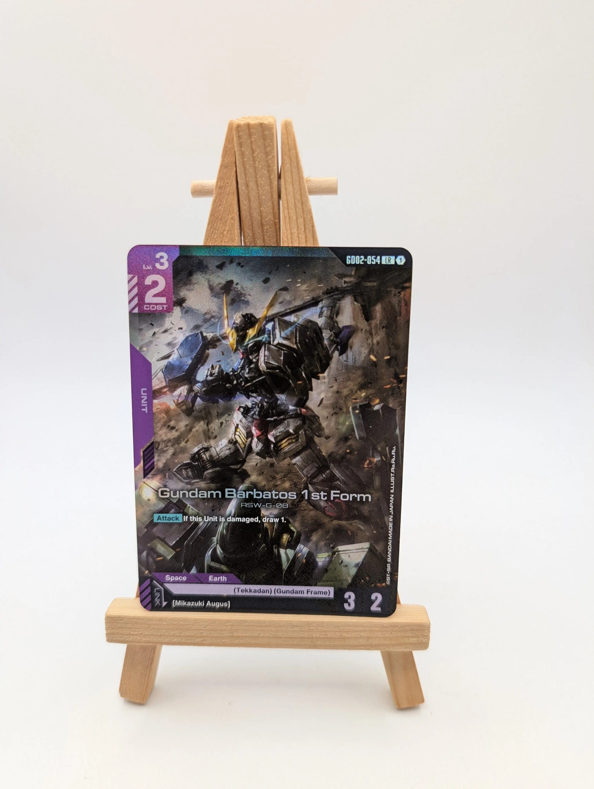 Bandai Gundam Barbatos 1st Form G002-054 Unit Gundam War TCG 3/2 FRENLY BRICKS - Open 7 Days image 2