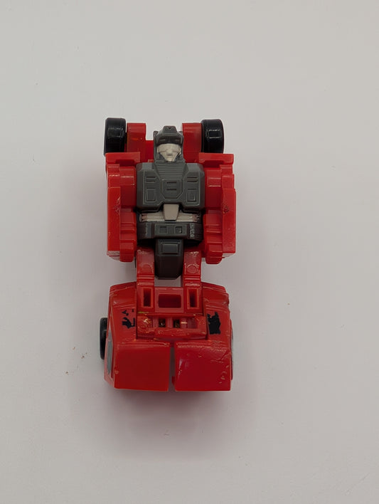 Vtg 1989 Transformers G1 Red Tote Minicar Figure Micromasters Off Road Patrol FRENLY BRICKS - Open 7 Days