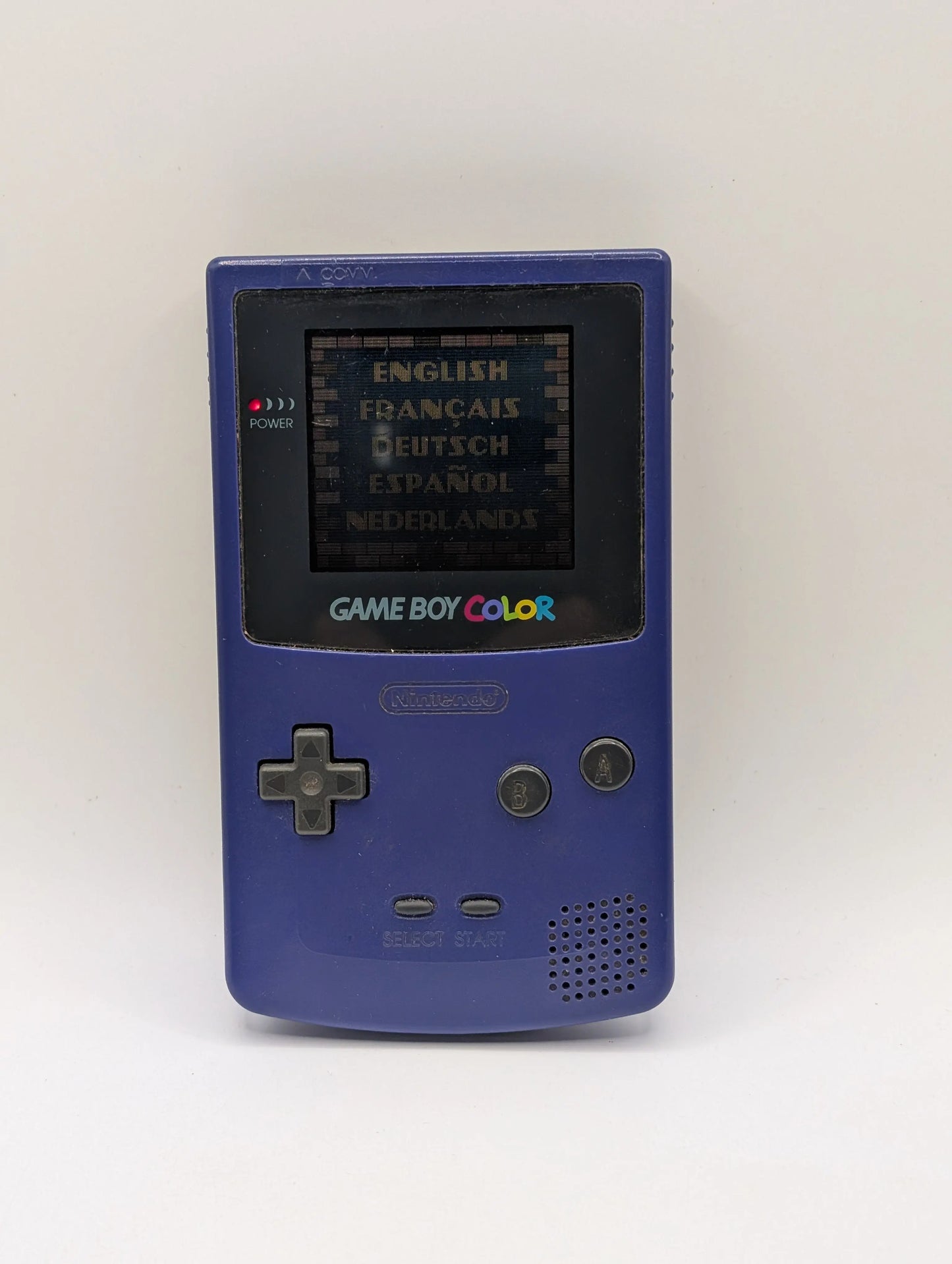 Nintendo Game Boy Color Console CGB-001 - Grape Purple - Tested Working NO GAME INCLUDE FRENLY BRICKS - Open 7 Days