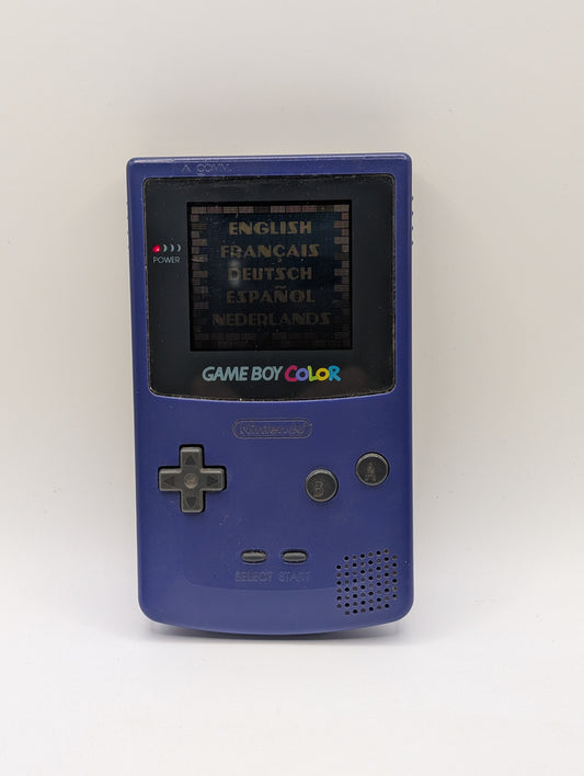 Nintendo Game Boy Color Console CGB-001 - Grape Purple - Tested Working NO GAME INCLUDE