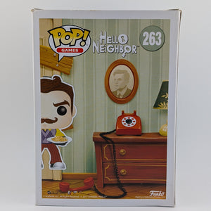 Funko POP! Games Hello Neighbor #263 The Neighbor With Milk And Cookies Vinyl Collectable Rare FRENLY BRICKS - Open 7 Days