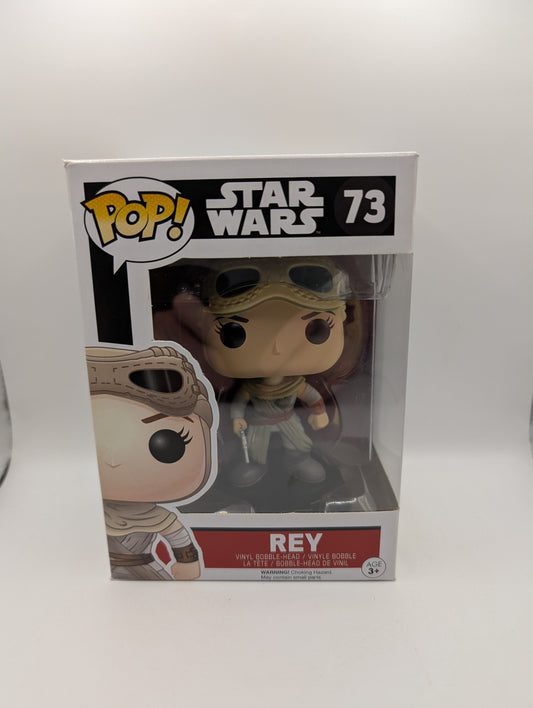Star Wars -  Rey #73 Funko Pop Vinyl Figure 2016 FRENLY BRICKS - Open 7 Days