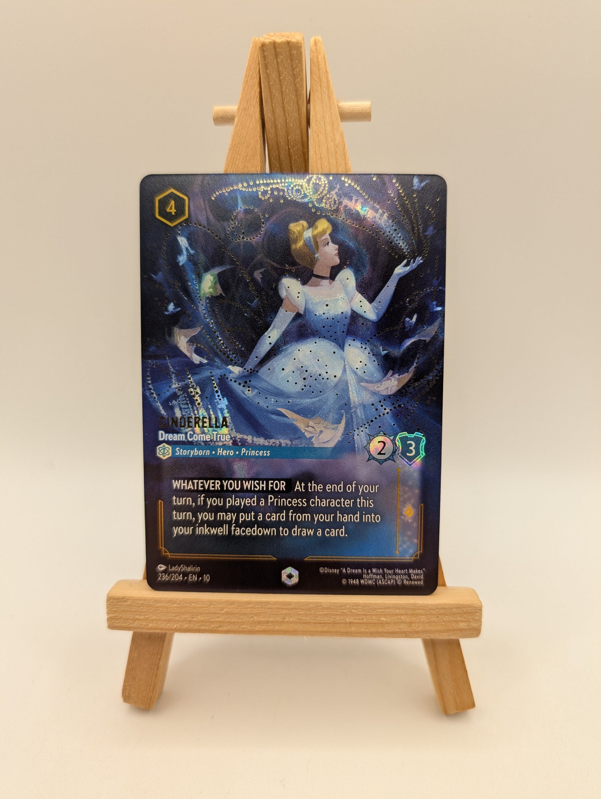 Cinderella Dream Come True 236/204 Enchanted Disney Lorcana FRENLY BRICKS - Open 7 Days
