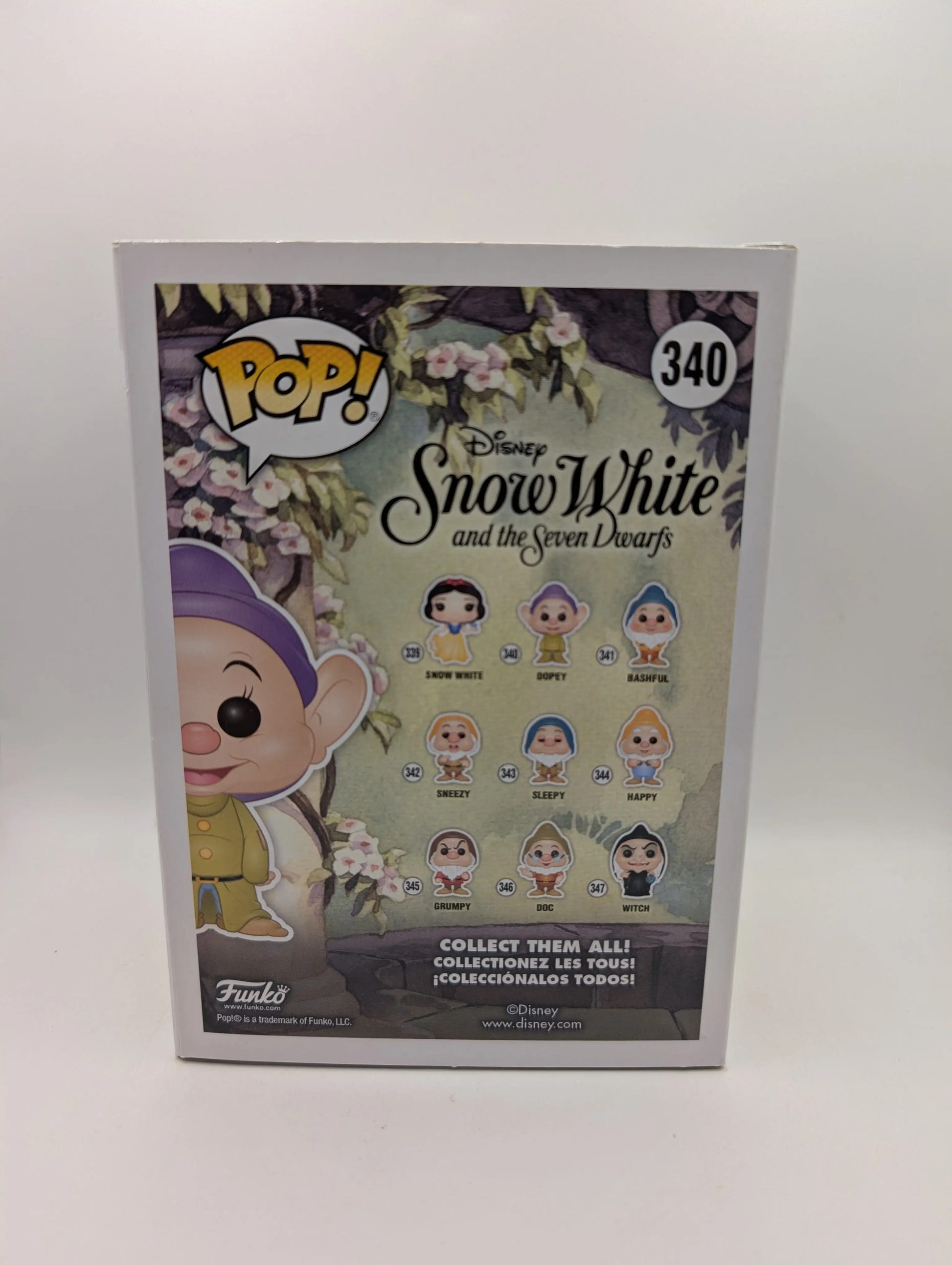 Dopey - 340 - Pop Vinyl - Snow White and the Seven Dwarfs - Disney - VAULTED FRENLY BRICKS - Open 7 Days image 3