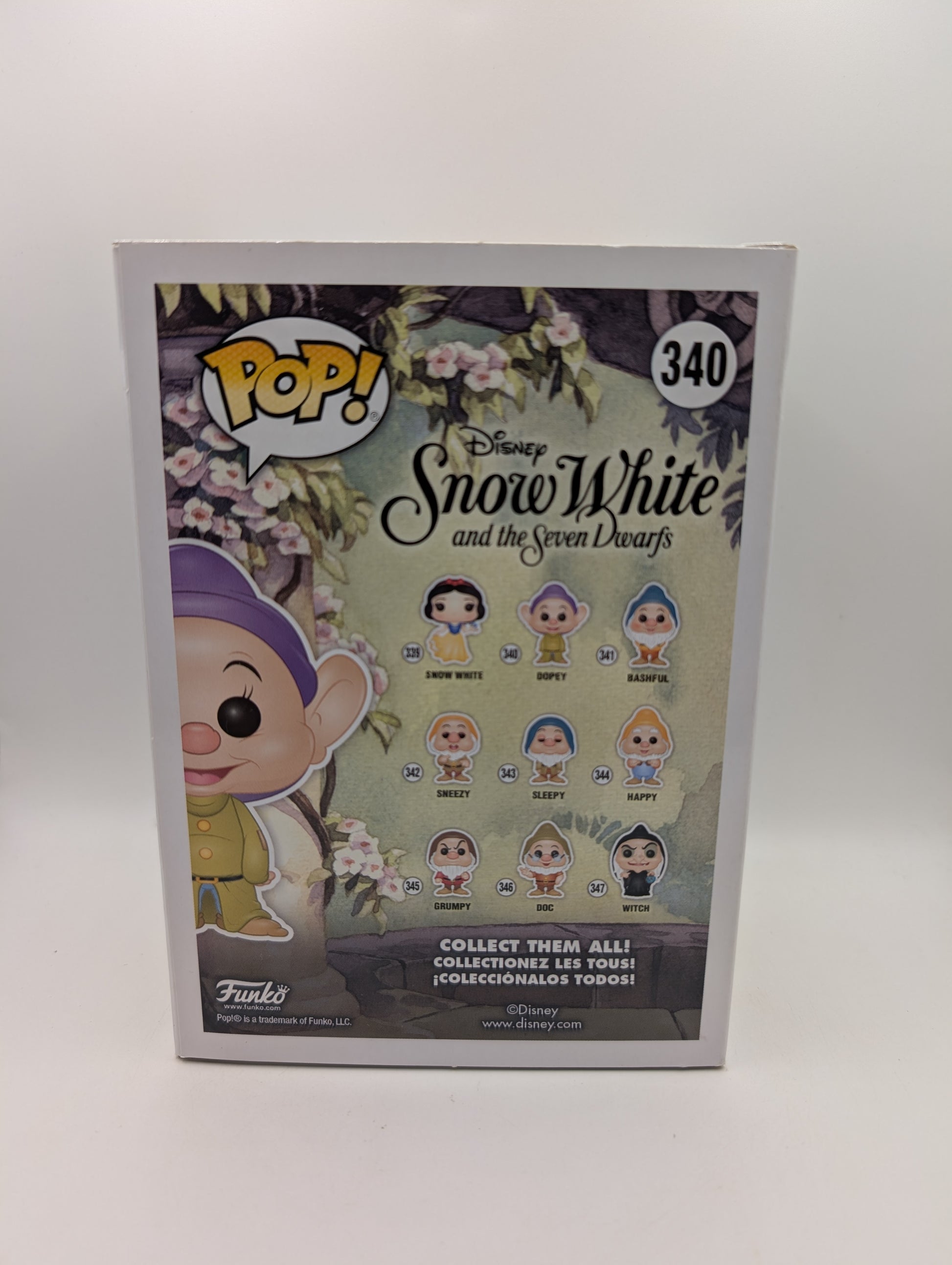 Dopey - 340 - Pop Vinyl - Snow White and the Seven Dwarfs - Disney - VAULTED