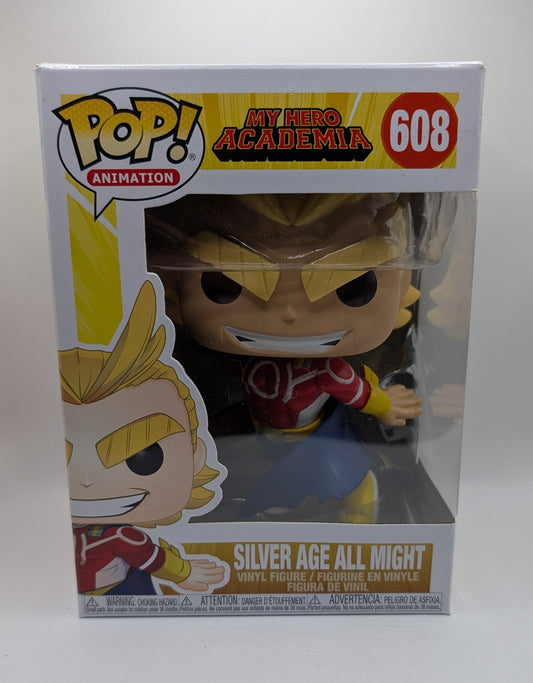 My Hero Academia - Silver Age All Might #608 - Funko Pop! Vinyl - New FRENLY BRICKS - Open 7 Days