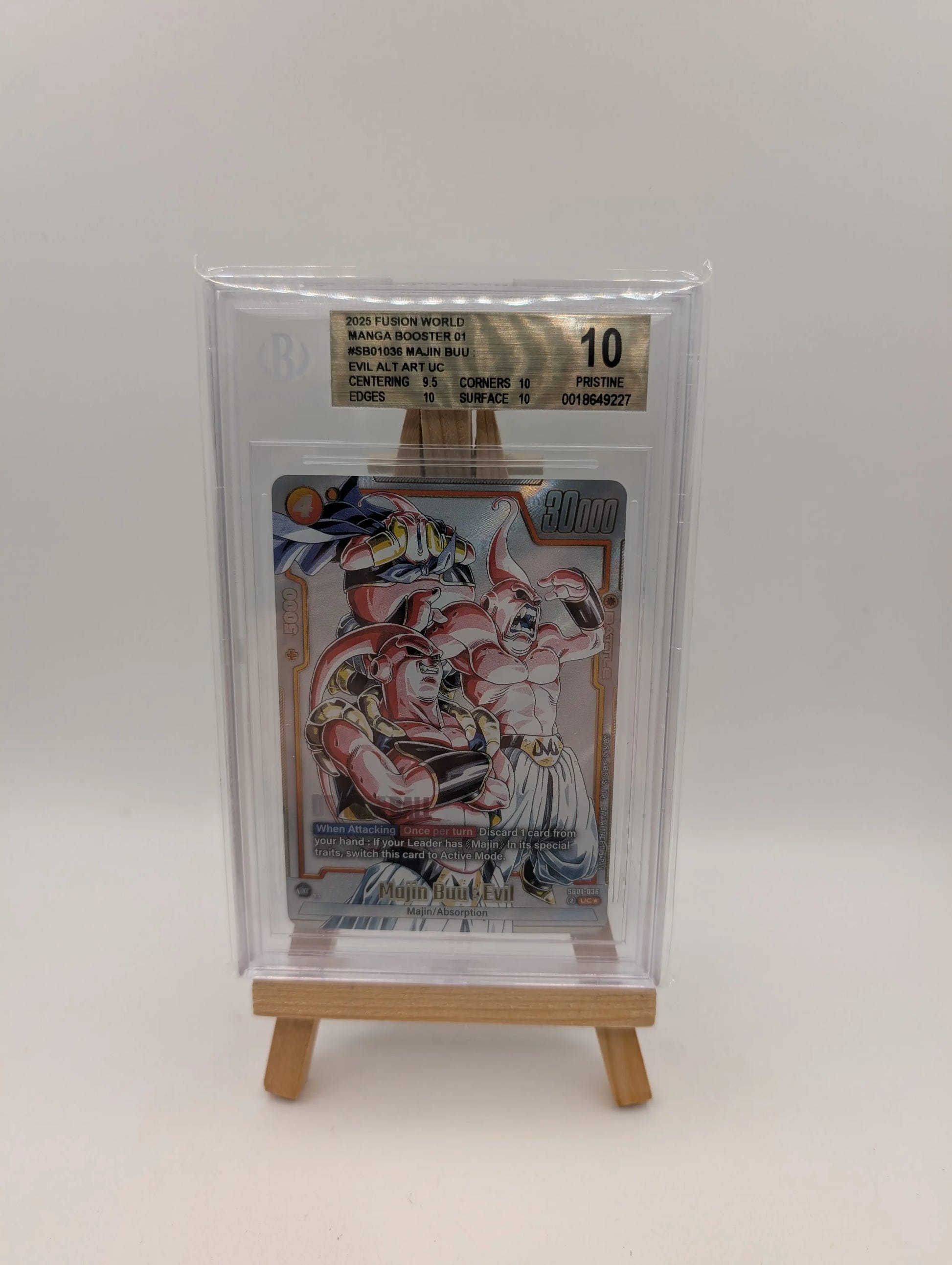 2025 Dragon Ball Manga #SB01-036 Majin Buu : Evil Alternate Art BGS 10 FRENLY BRICKS - Open 7 Days image 1