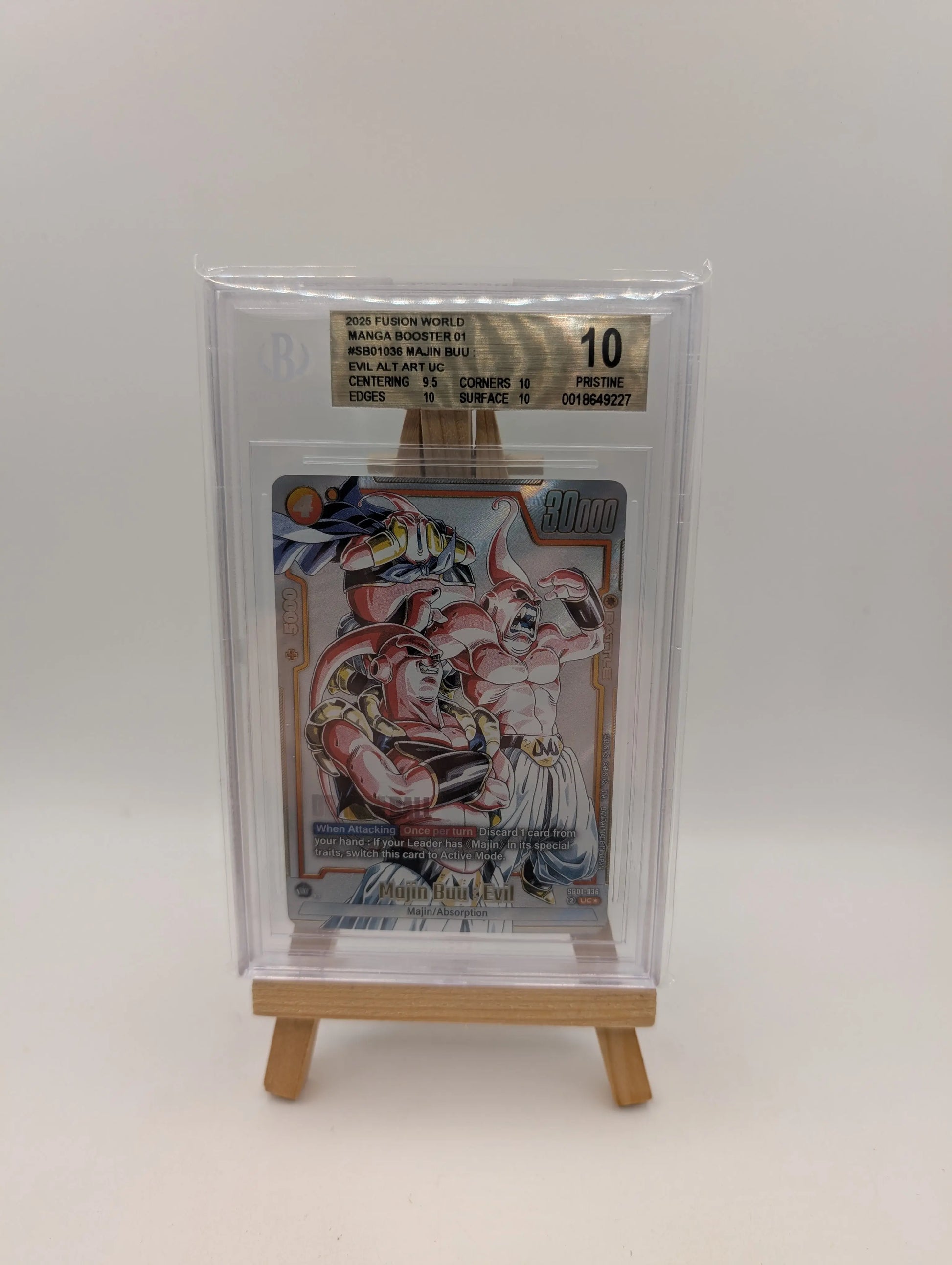 2025 Dragon Ball Manga #SB01-036 Majin Buu : Evil Alternate Art BGS 10 FRENLY BRICKS - Open 7 Days