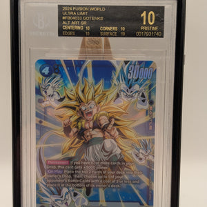 Dragon Ball Super Card Game 2024 Gotenks SR Alt Art FB04 033 BGS 10 Black Label FRENLY BRICKS - Open 7 Days