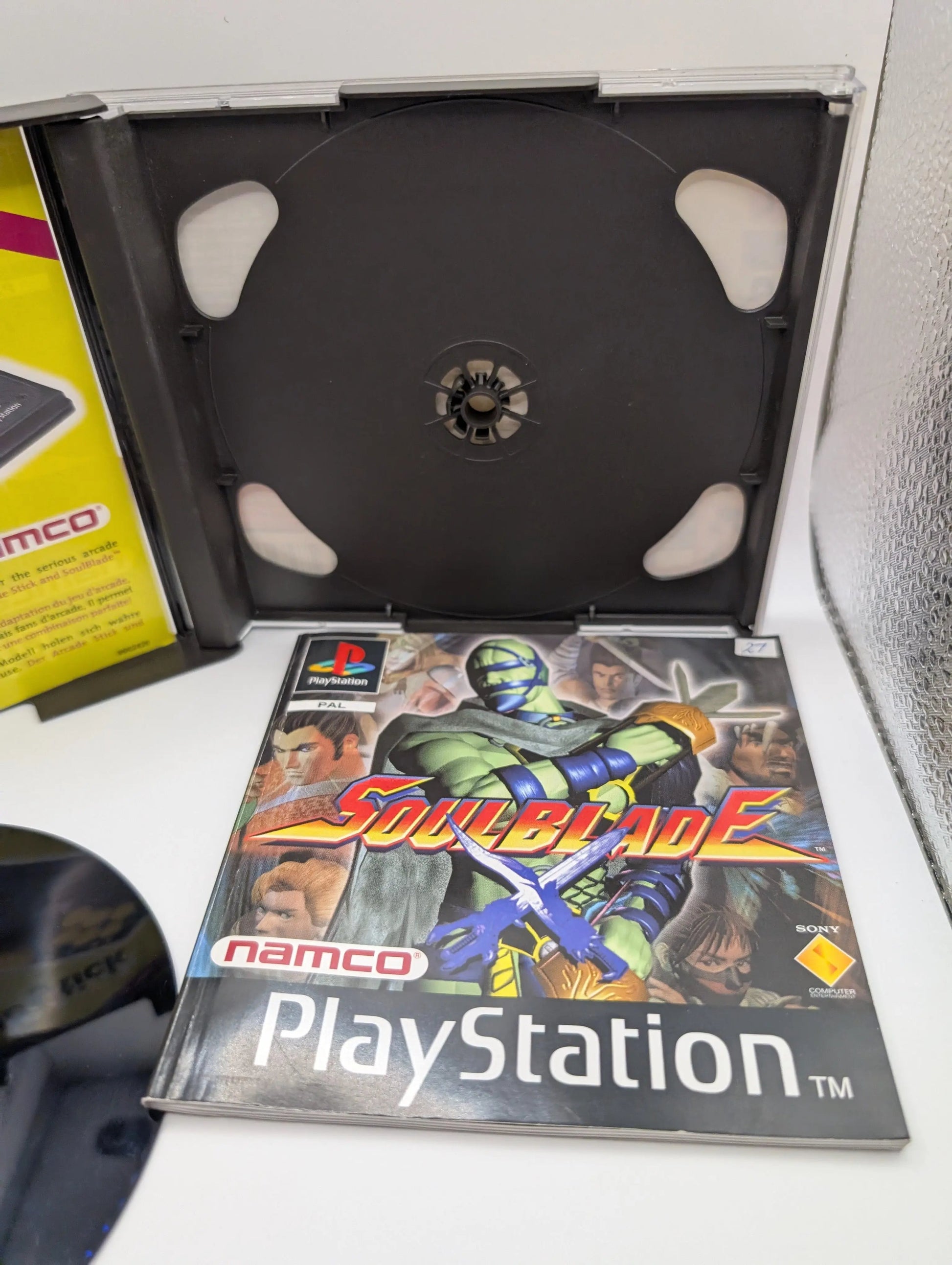 Soul Blade With Manual -  PS1 - PlayStation 1 - PAL - Fat Case - Vintage Video Game FRENLY BRICKS - Open 7 Days