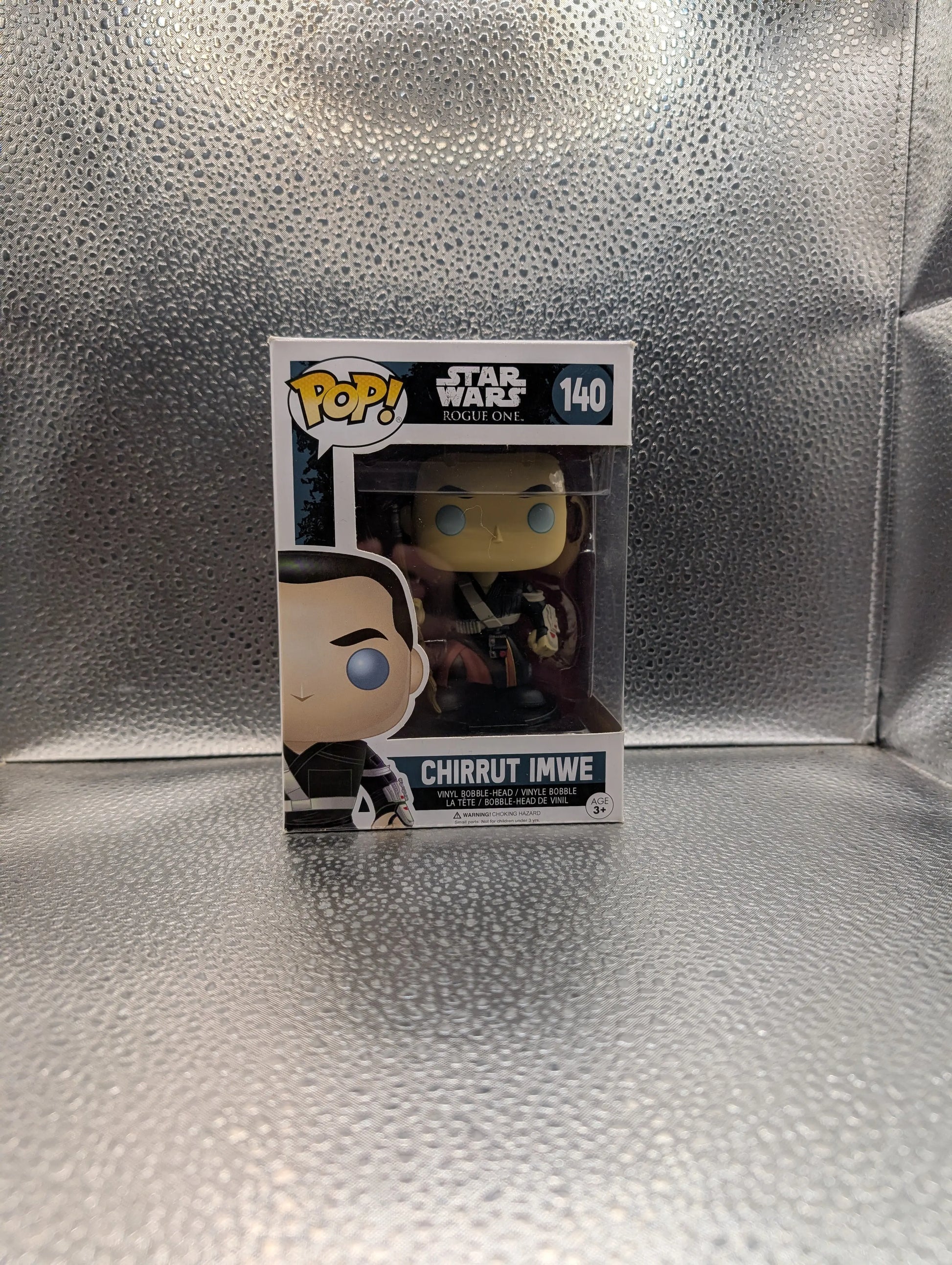 FUNKO Pop Vinyl Chirrut Imwe Star Wars #140 FRENLY BRICKS - Open 7 Days
