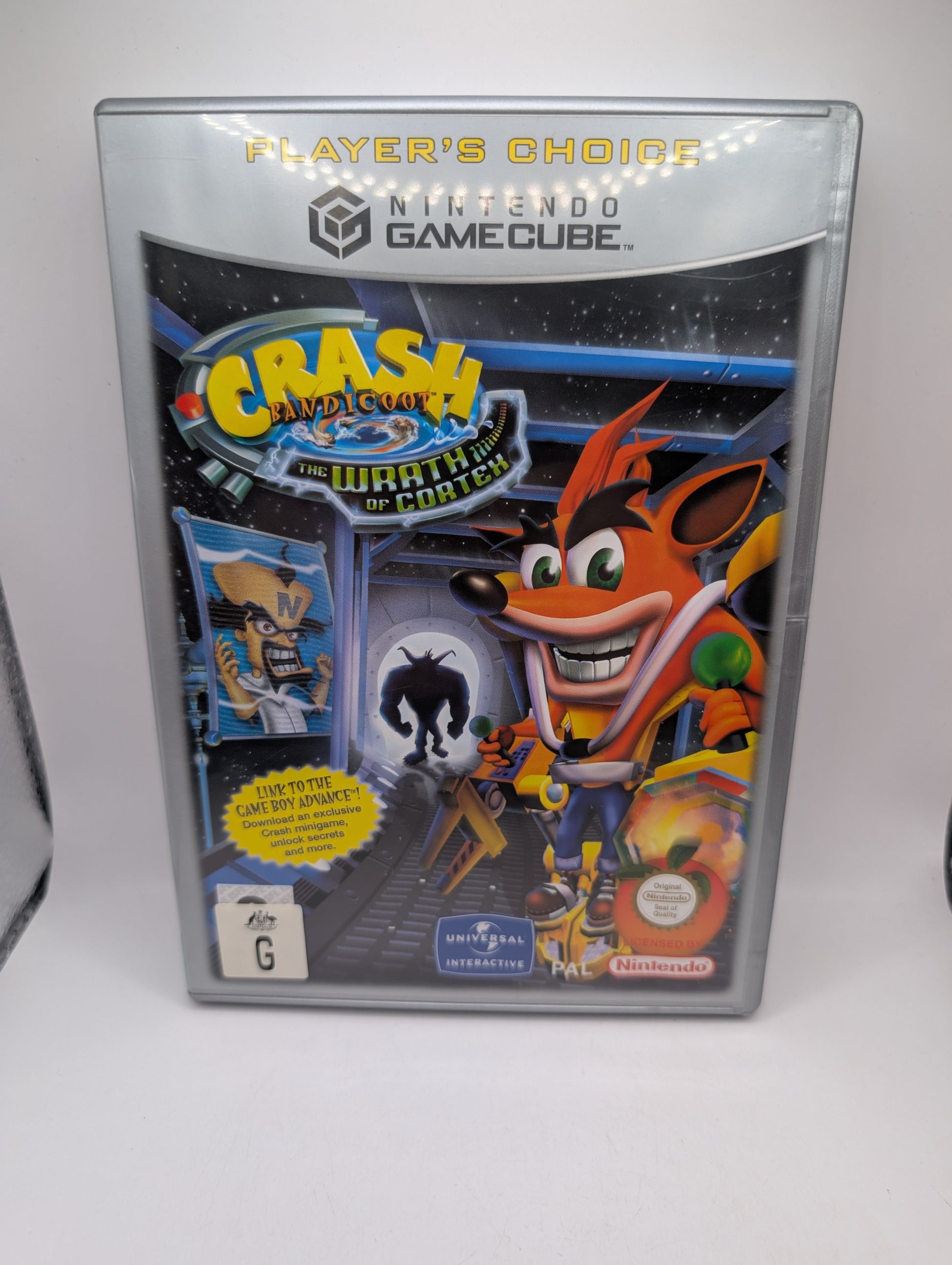 Crash Bandicoot The Wrath Of Cortex GameCube Nintendo - Complete Players Choice FRENLY BRICKS - Open 7 Days