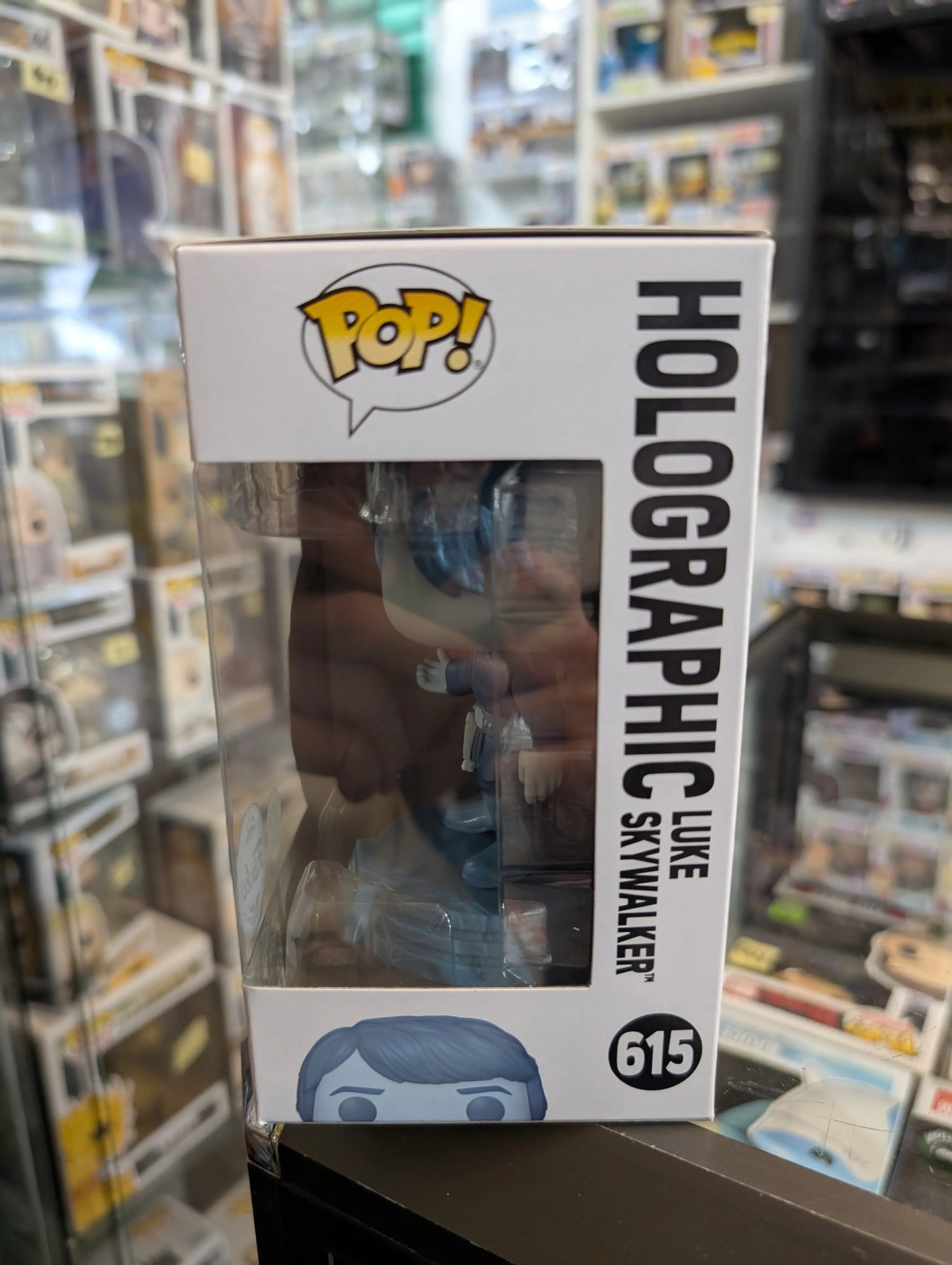 Funko Pop Star Wars 40th Anniversary Holographic Luke Skywalker Glow in the Dark FRENLY BRICKS - Open 7 Days