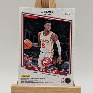 2023-24 Donruss Optic Opti-Graphs #OG-MUR Dejounte Murray Black Gold Mojo /8 SSP