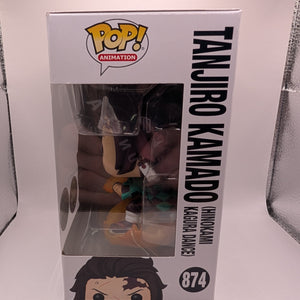 FUNKO POP Vinyl Demon Slayer TANJIRO KAMADO #874 GLOW CHASE Limited Edition FRENLY BRICKS - Open 7 Days