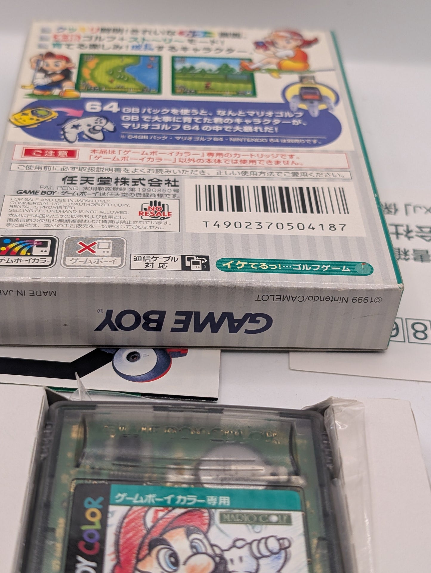 MARIO GOLF Nintendo Game Boy COLOR Japan Import GB GBC Sports Boxed Complete FRENLY BRICKS - Open 7 Days