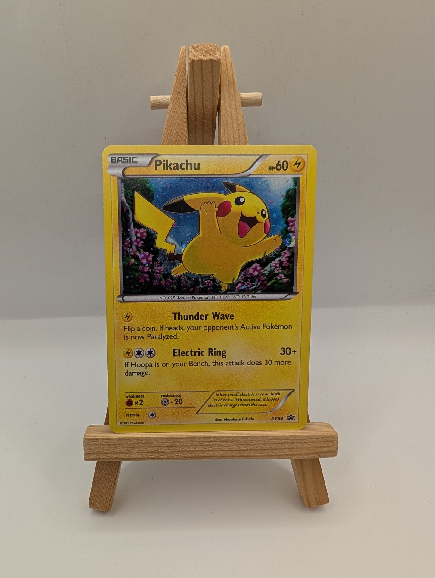 Pikachu XY89 X & Y Ultra Rare Holo Black Star Promo Pokemon Card FRENLY BRICKS - Open 7 Days