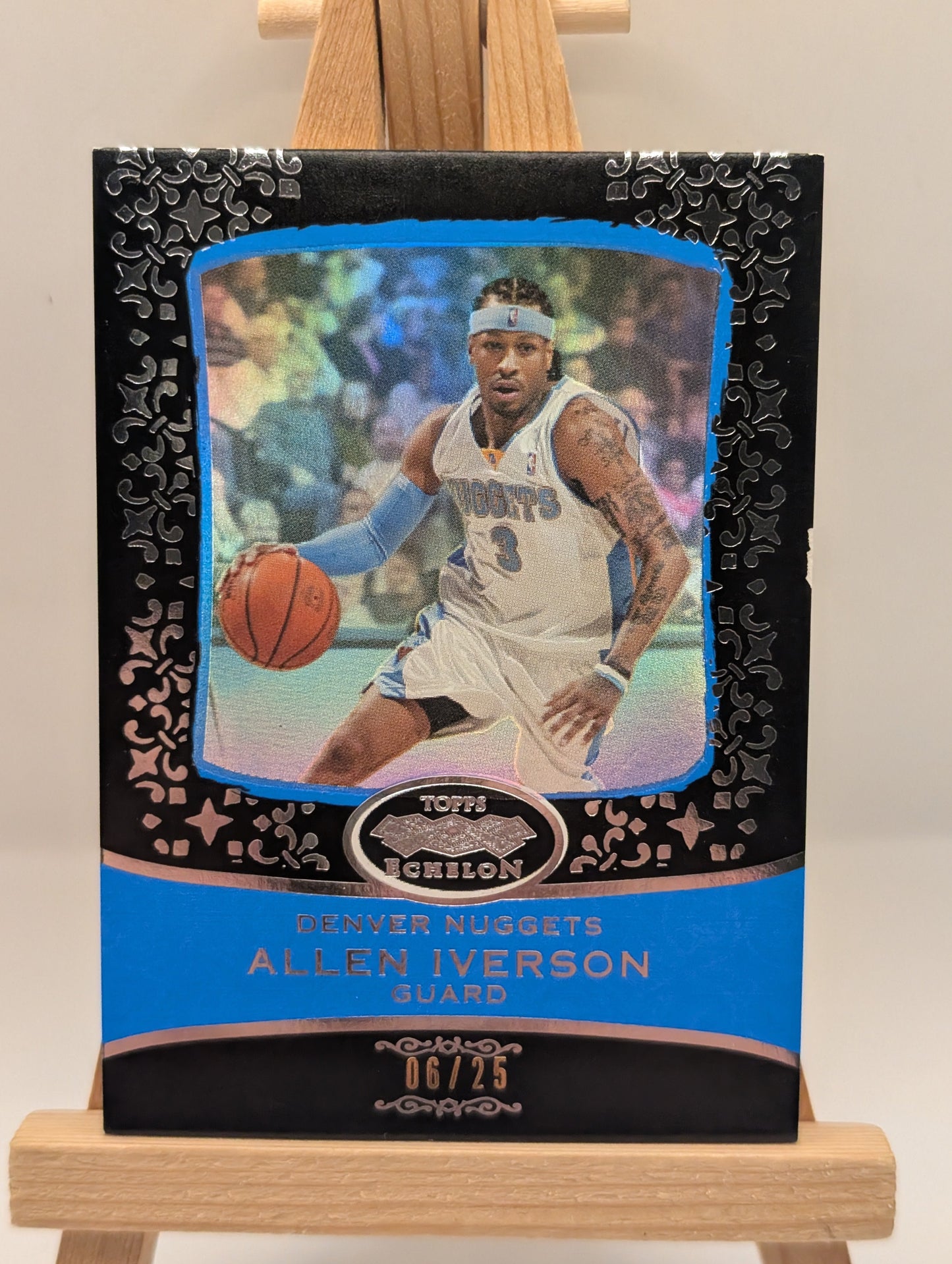 2007-08 Topps Allen Iverson Echelon Blue /25 FRENLY BRICKS - Open 7 Days