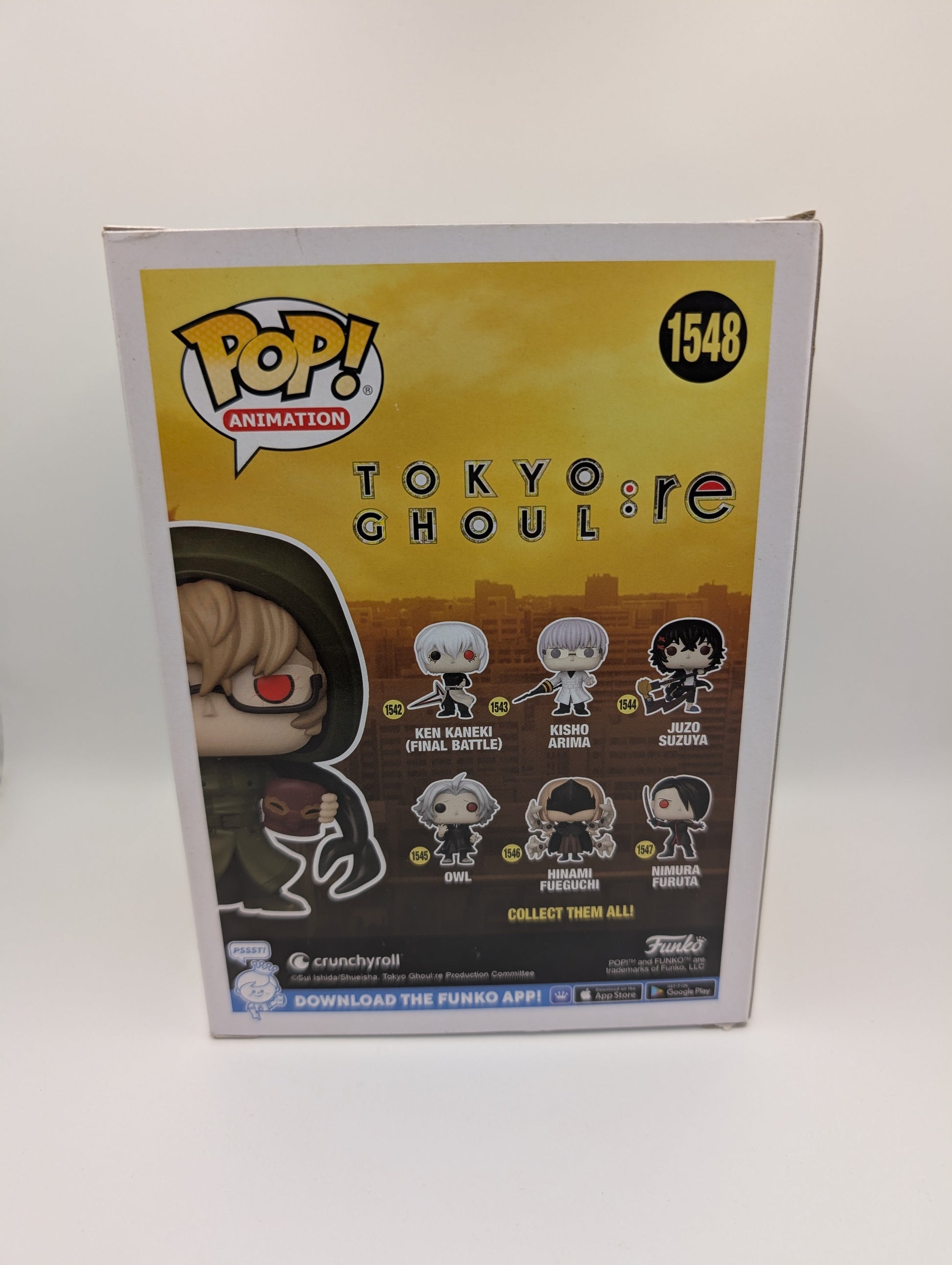 NISHIKI NISHIO Tokyo Ghoul FE 1548 Funko Pop Vinyl FRENLY BRICKS - Open 7 Days