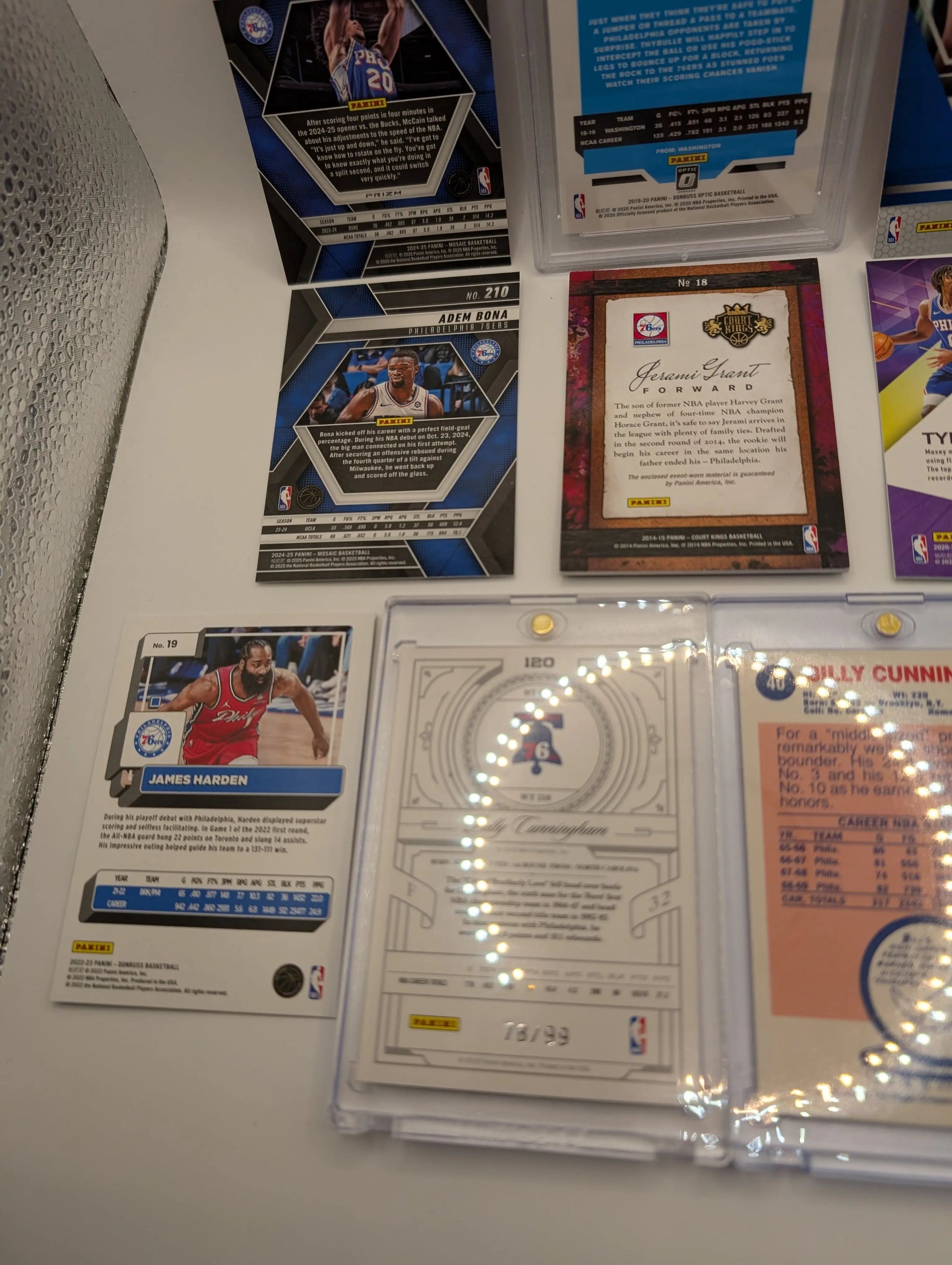Philadelphia 76ers NBA Basketball Card Lot, Rookies, Patch, Auto, Graded FRENLY BRICKS - Open 7 Days