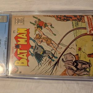 Batman #93 CGC 5.5 DC Detective Comics 1955 Win Mortimer Prof Carter Nichols App FRENLY BRICKS - Open 7 Days