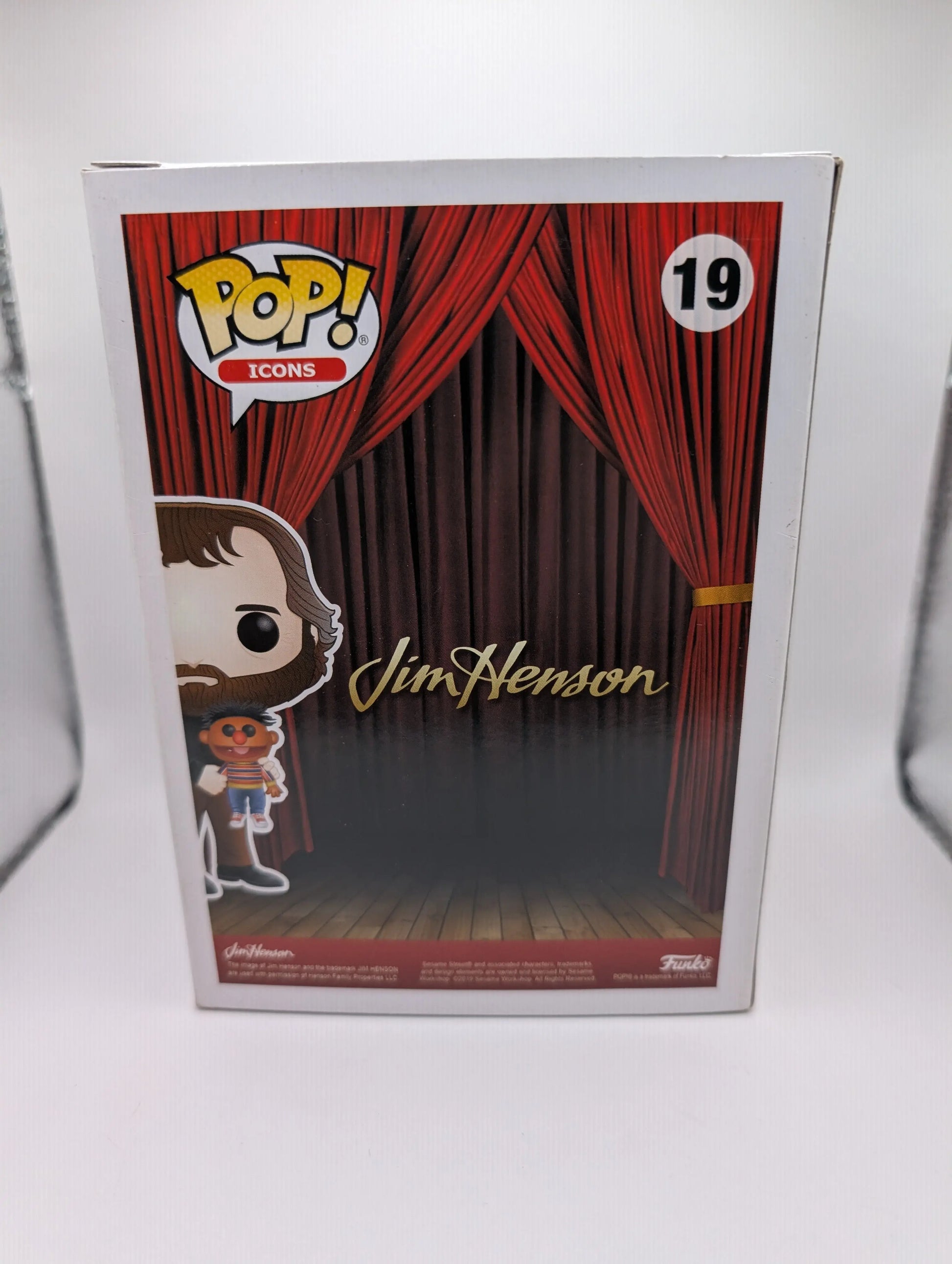 FUNKO POP Vinyl Jim Henson With Ernie #19 FRENLY BRICKS - Open 7 Days