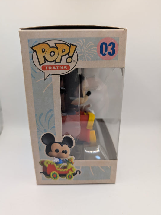 Funko Pop Vinyl Figure - Trains Disneyland 65th Anni - Mickey Mouse # 03 FRENLY BRICKS - Open 7 Days