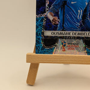 2018 Panini Prizm World Cup #85 Ousmane Dembele Light Blue Lazer #/125 France