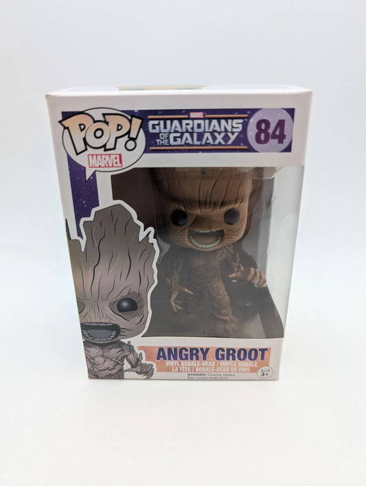 Marvel Funko Pop - Angry Groot - Guardians of the Galaxy - No. 84 FRENLY BRICKS - Open 7 Days