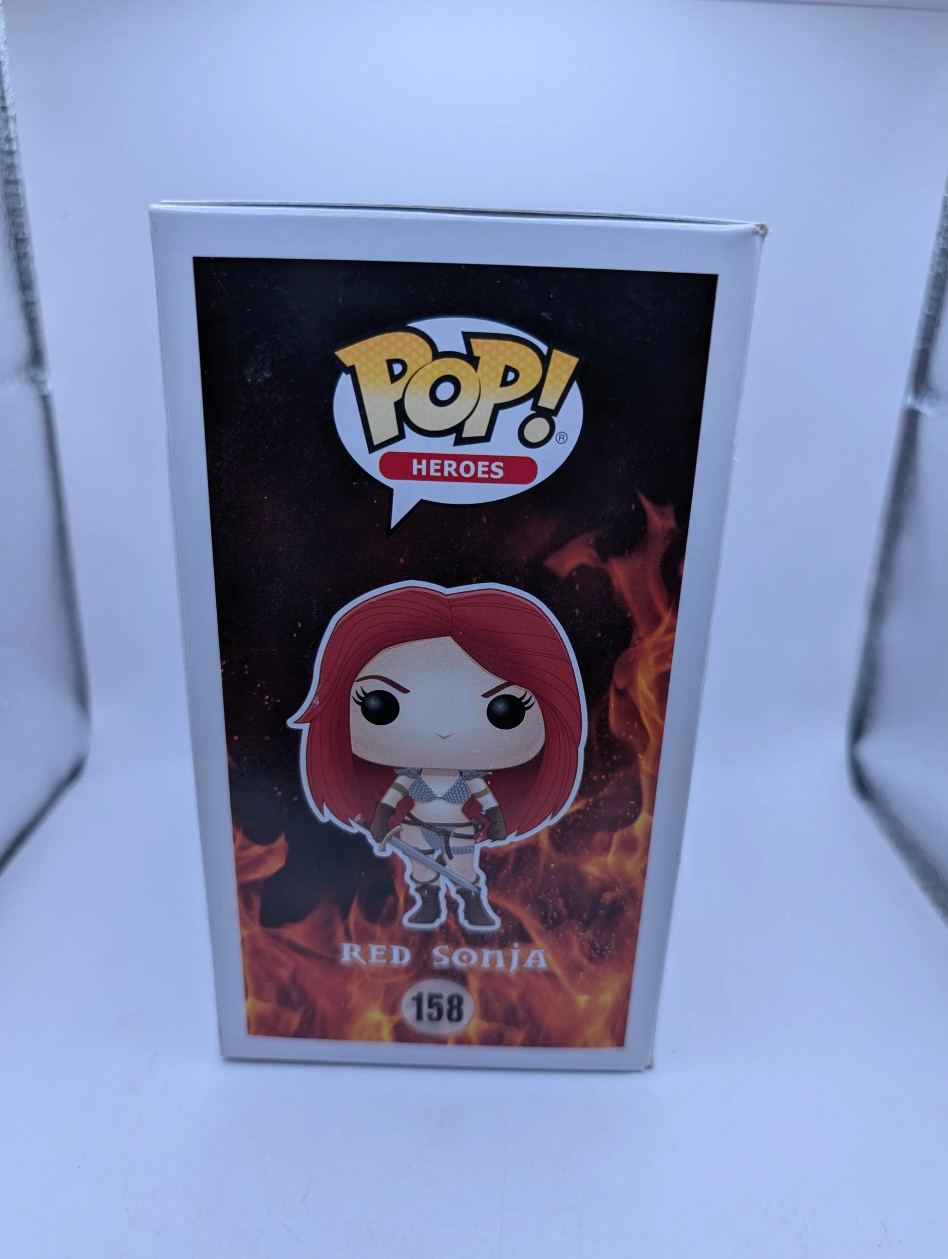 Funko Pop Red Sonja #158 - Red Sonja - Vaulted FRENLY BRICKS - Open 7 Days image 2