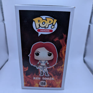 Funko Pop Red Sonja #158 - Red Sonja - Vaulted FRENLY BRICKS - Open 7 Days