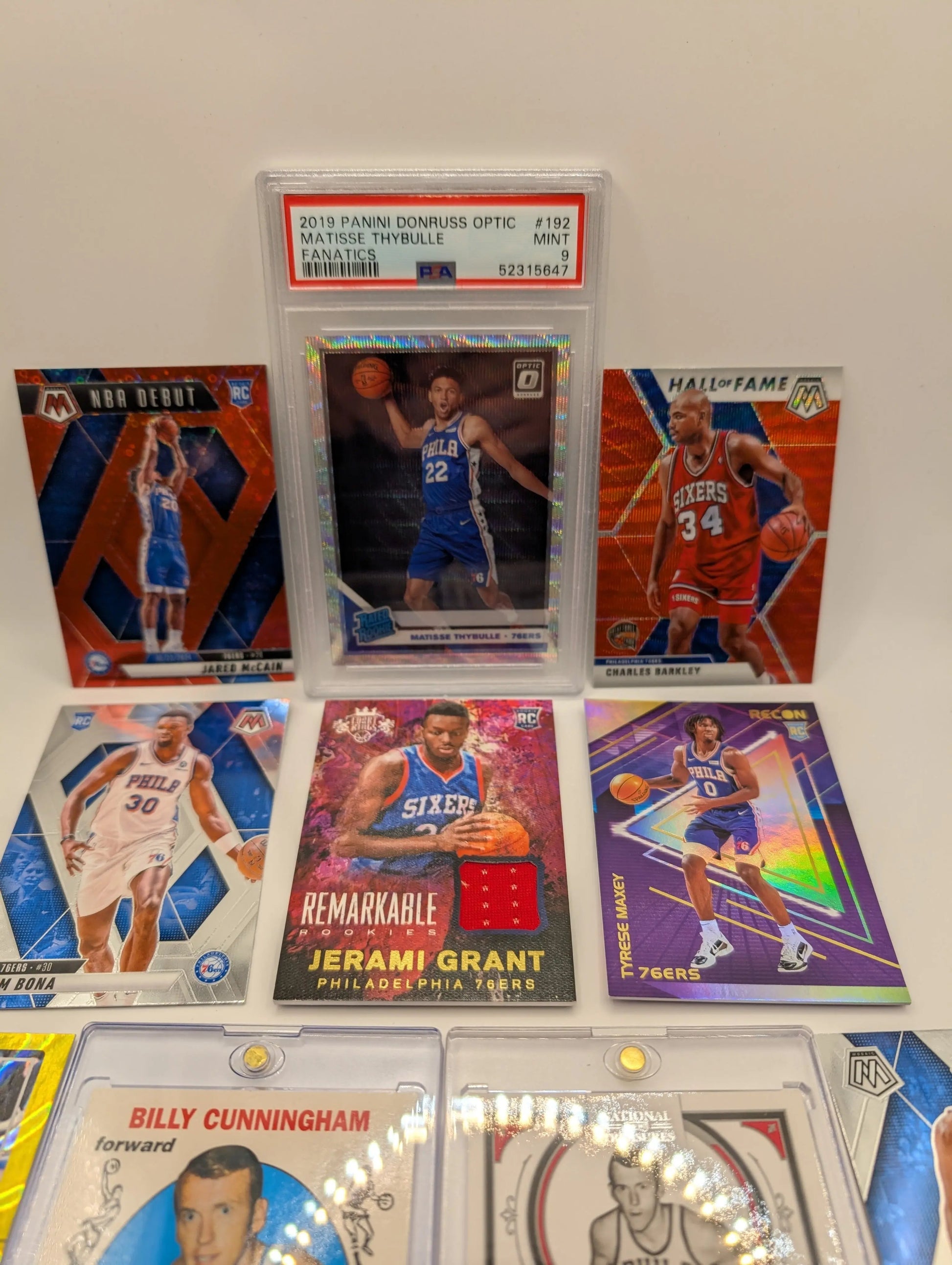 Philadelphia 76ers NBA Basketball Card Lot, Rookies, Patch, Auto, Graded FRENLY BRICKS - Open 7 Days