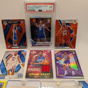 Philadelphia 76ers NBA Basketball Card Lot, Rookies, Patch, Auto, Graded FRENLY BRICKS - Open 7 Days