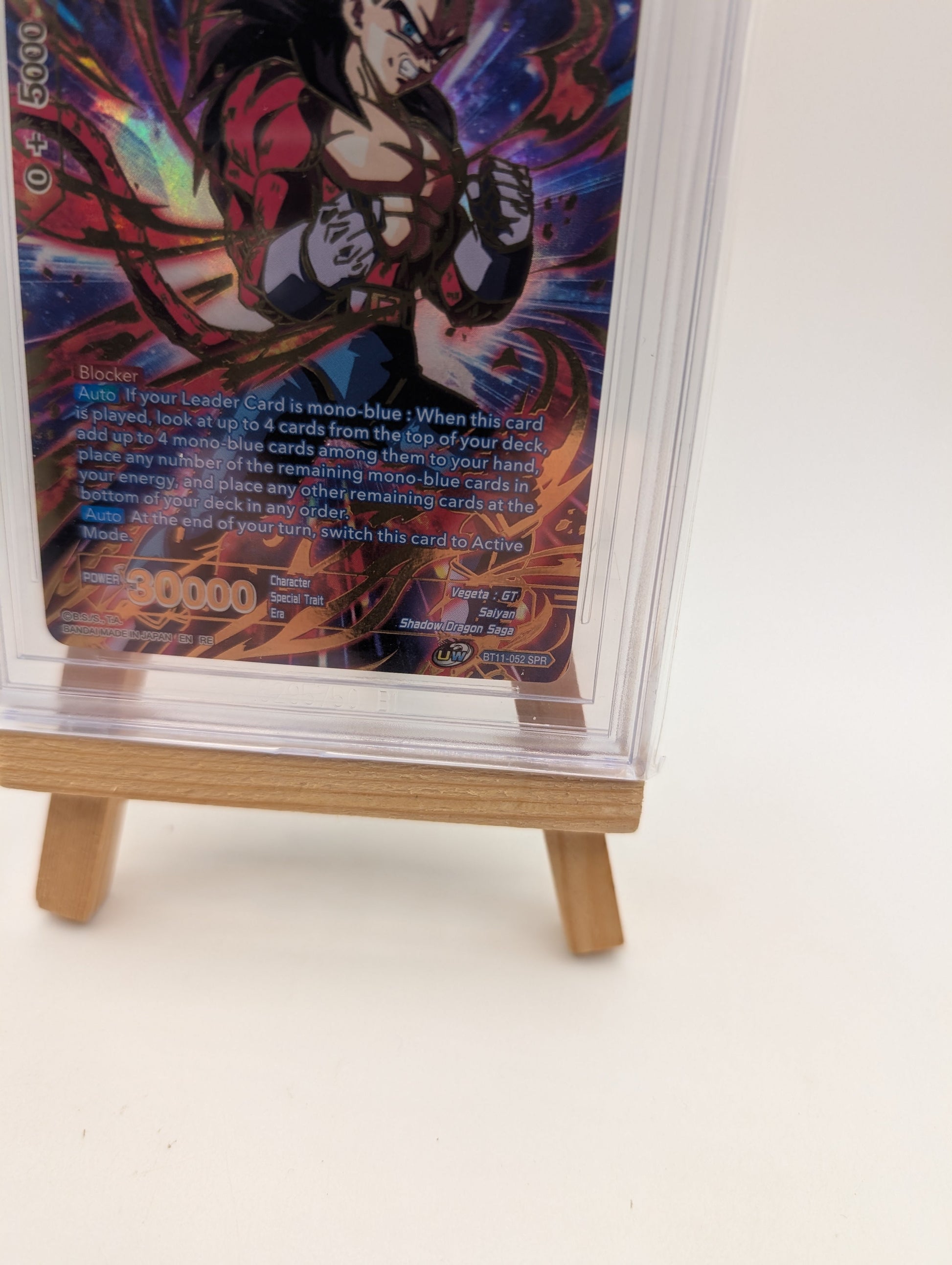 SS4 VEGETA, RISE OF THE SUPER WARRIOR BT11-052 SPR BGS 10 FRENLY BRICKS - Open 7 Days