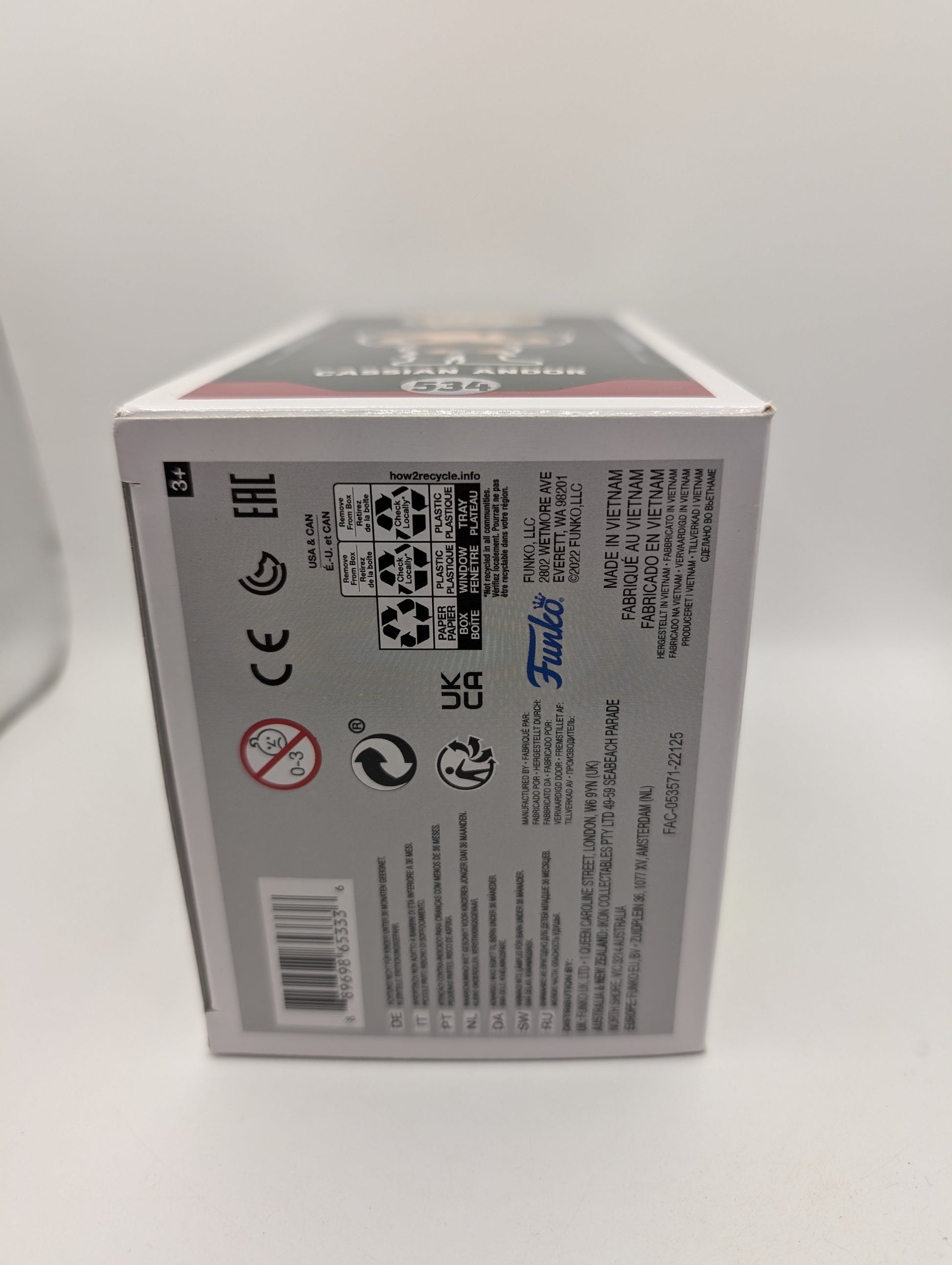 Star Wars - Cassian Andor Funko Pop Vinyl SDCC 2022 Exclusive #534 FRENLY BRICKS - Open 7 Days