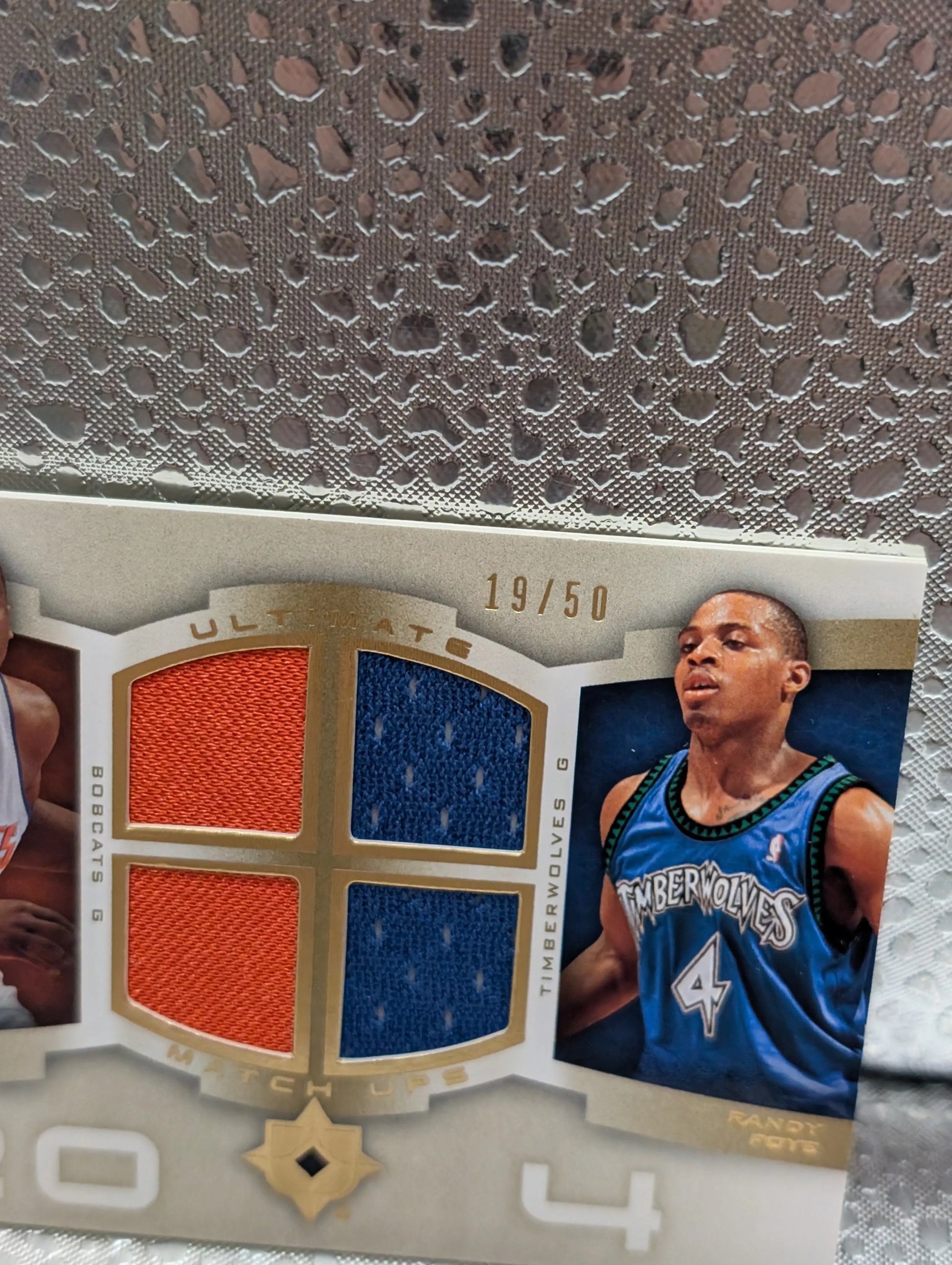 2004 Upper Deck Randy Foye Raymond Felton 4 Patch /50 FRENLY BRICKS - Open 7 Days
