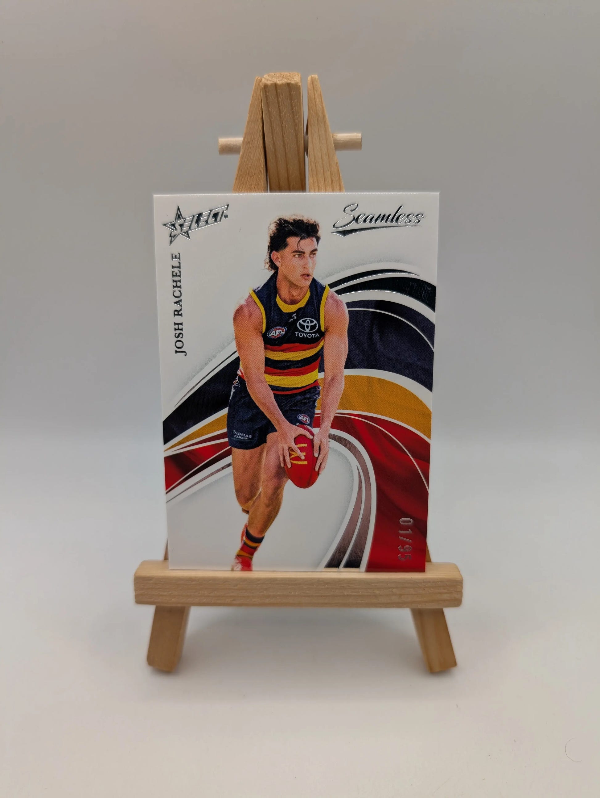 Josh Rachelle Seamless Base #50/95 2025 AFL Select Adelaide Crows FRENLY BRICKS - Open 7 Days image 1