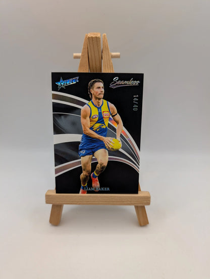 2025 AFL Select Seamless Black Liam Baker /40 West Coast FRENLY BRICKS - Open 7 Days