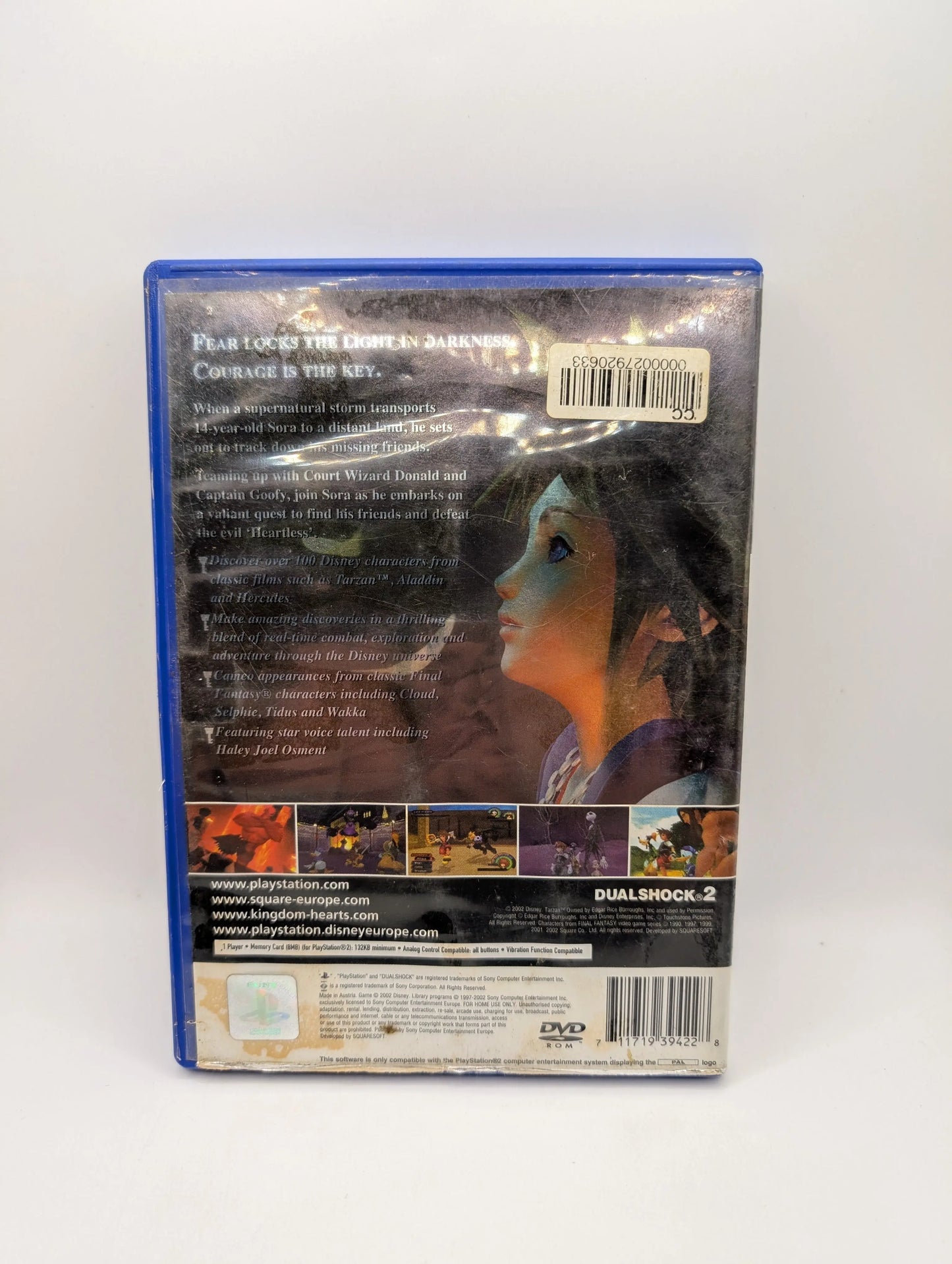 Kingdom Hearts - Sony Playstation 2 / PS2 Game + Manual - PAL USED FRENLY BRICKS - Open 7 Days