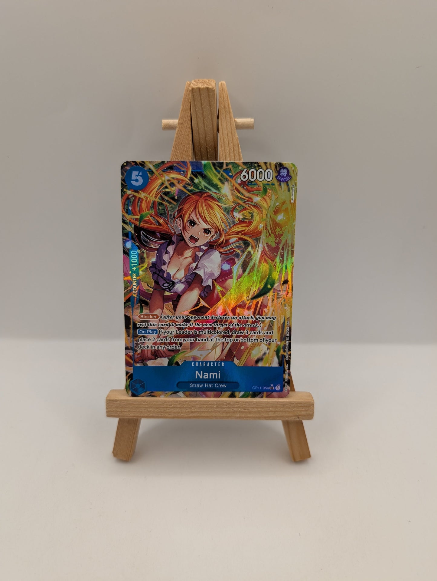 Nami OP11-054 (Alt Art) A Fist of Divine Speed One Piece Card Game English NM/m (2) FRENLY BRICKS - Open 7 Days