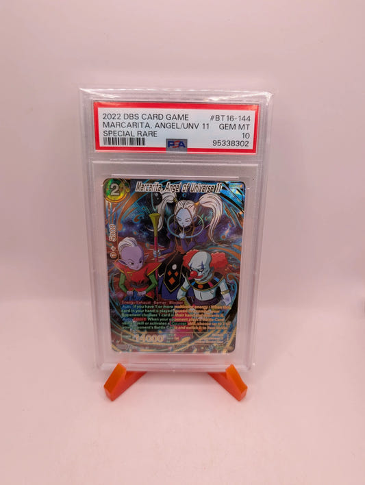 2022 DBS 16 Realm Of The Gods #BT16-144 Marcarita, Angel Of Universe 11 PSA 10