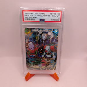 2022 DBS 16 Realm Of The Gods #BT16-144 Marcarita, Angel Of Universe 11 PSA 10 FRENLY BRICKS - Open 7 Days