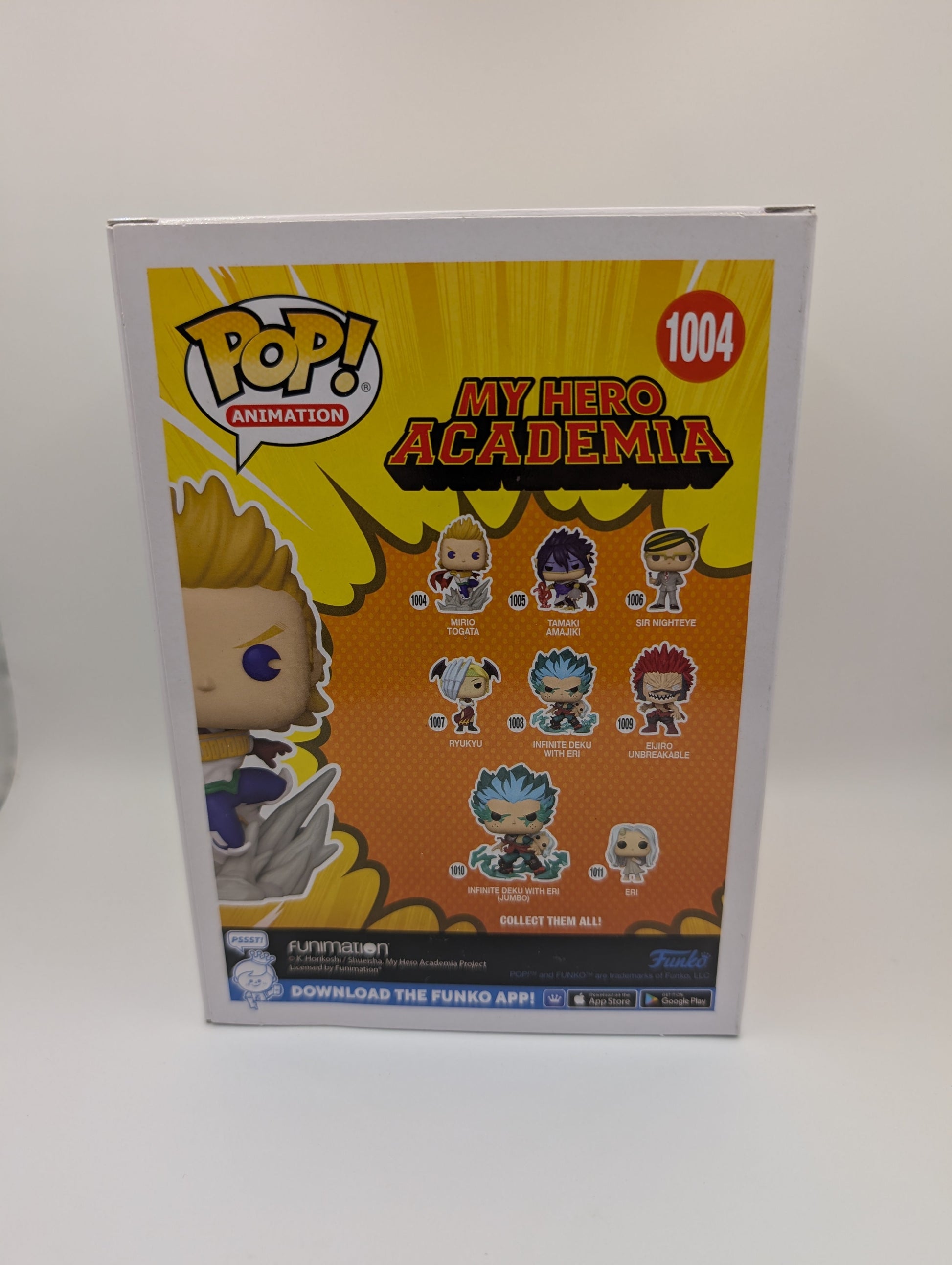 Mirio Togata glow SE 1004 MHA Funko Pop Vinyl FRENLY BRICKS - Open 7 Days