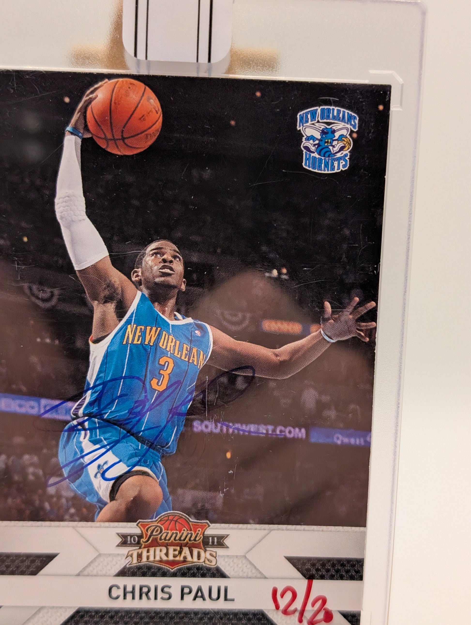 2010 Panini Threads Chris Paul Auto On Card 12/20 NBA FRENLY BRICKS - Open 7 Days